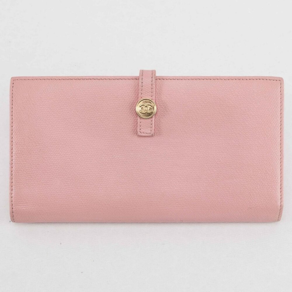 Chanel Classic Flap Long Wallet in Pink Caviar Leather - Picture 2 of 15